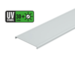 Deckel zu Kabelrinne, 3m 100mm, grau