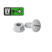 PEMSA Schraube M8x22mm DIN 603 inkl. GGM, grau