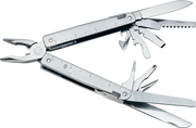 VICTORINOX SwissTool Offiziersmesser im Lederetui mit Gürtelschlaufe