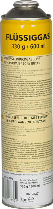 MESTO Ersatzgasdose
