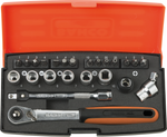 BAHCO Steckschlüsselsatz SL 24 Antrieb 1/4 "  Aktion