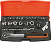 BAHCO Steckschlüsselsatz SL 24 Antrieb 1/4 "  Aktion