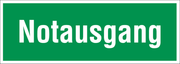 FLUCHTWEGSCHILD Notausgang