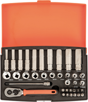 BAHCO Steckschlüssel-Satz 1/4" SLine